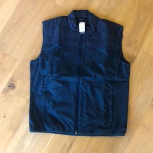 Johnnie- o full zip vest.  New with tags.